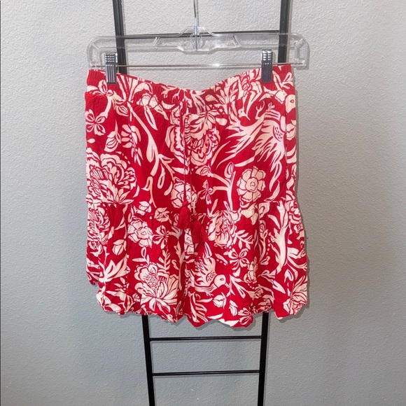 Knox Rose Dresses & Skirts - Knox Rose Floral Red Women's Skirt